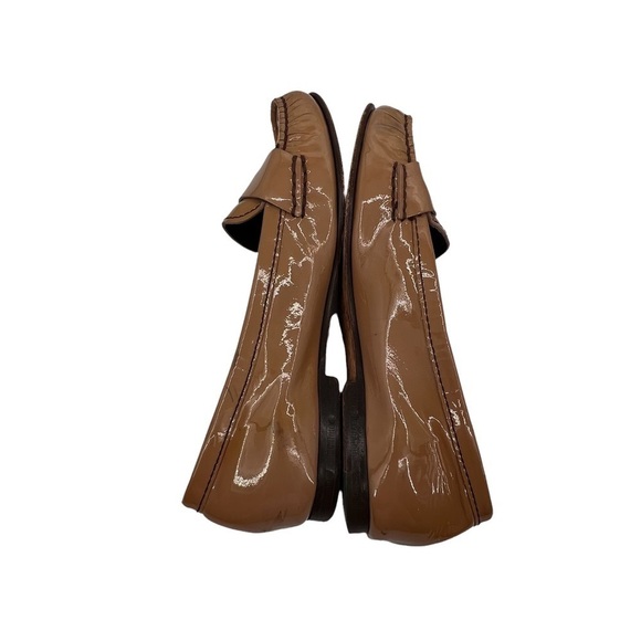 Cole Haan Tan Patent Nike Air Penny Loafers Size 8 Women's - Picture 7 of 10